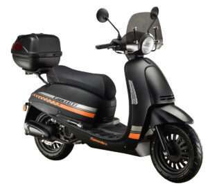 Speedex CAPRI GT 125i E4 4T matt schwarz/orange